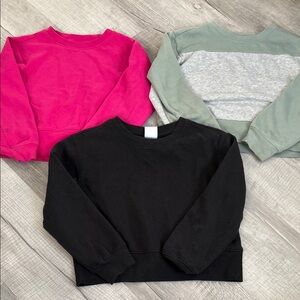 Girls lot of 3 sweatshirts size small (6x)